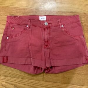 Pink Hudson Hampton cuffed short short size 28